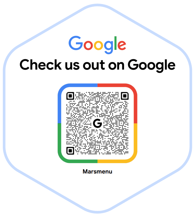 QR code for MarsMenu Cafe on Google