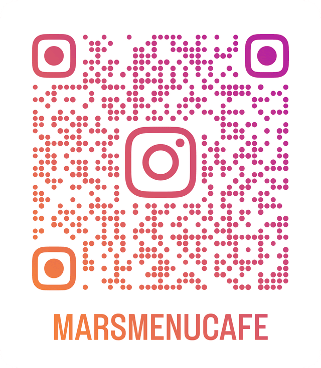 QR code for MarsMenu Cafe on Instagram